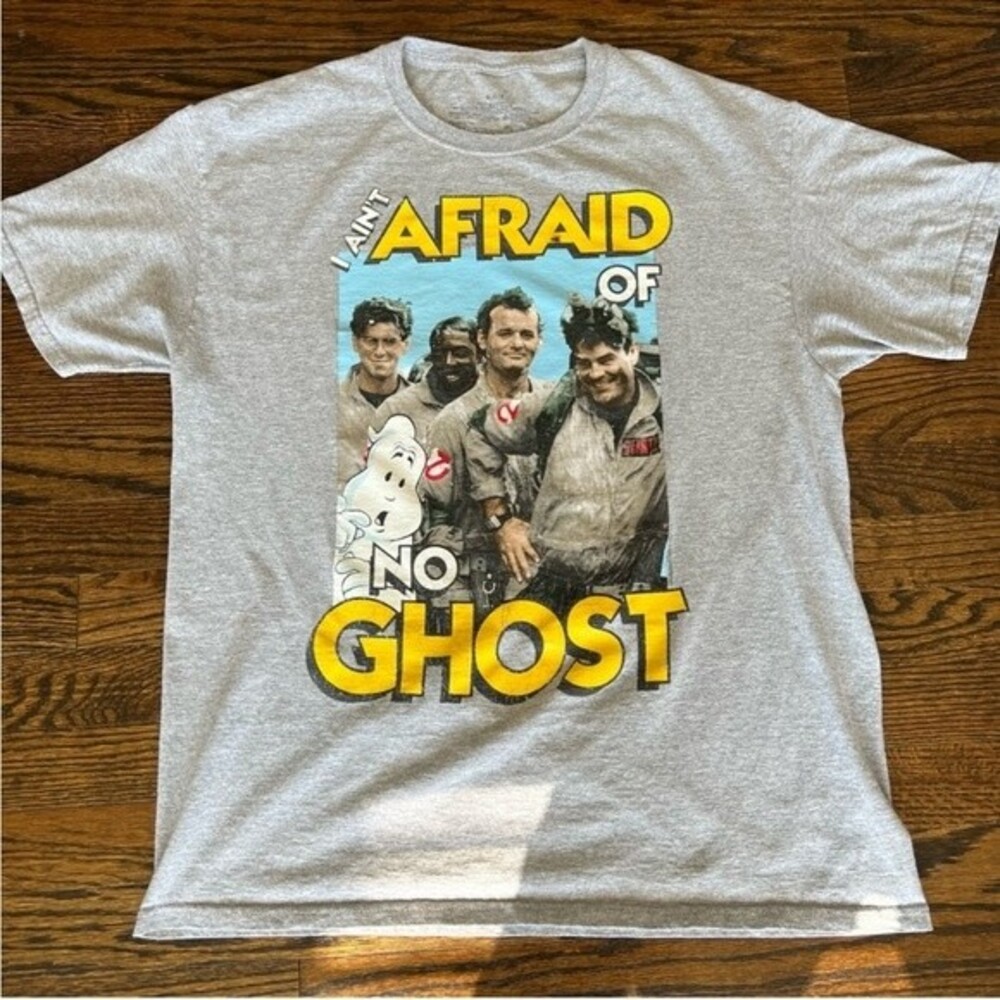 Ghost Busters Retro T Shirt I Aint Afraid Of No Ghost
Size Mens Small